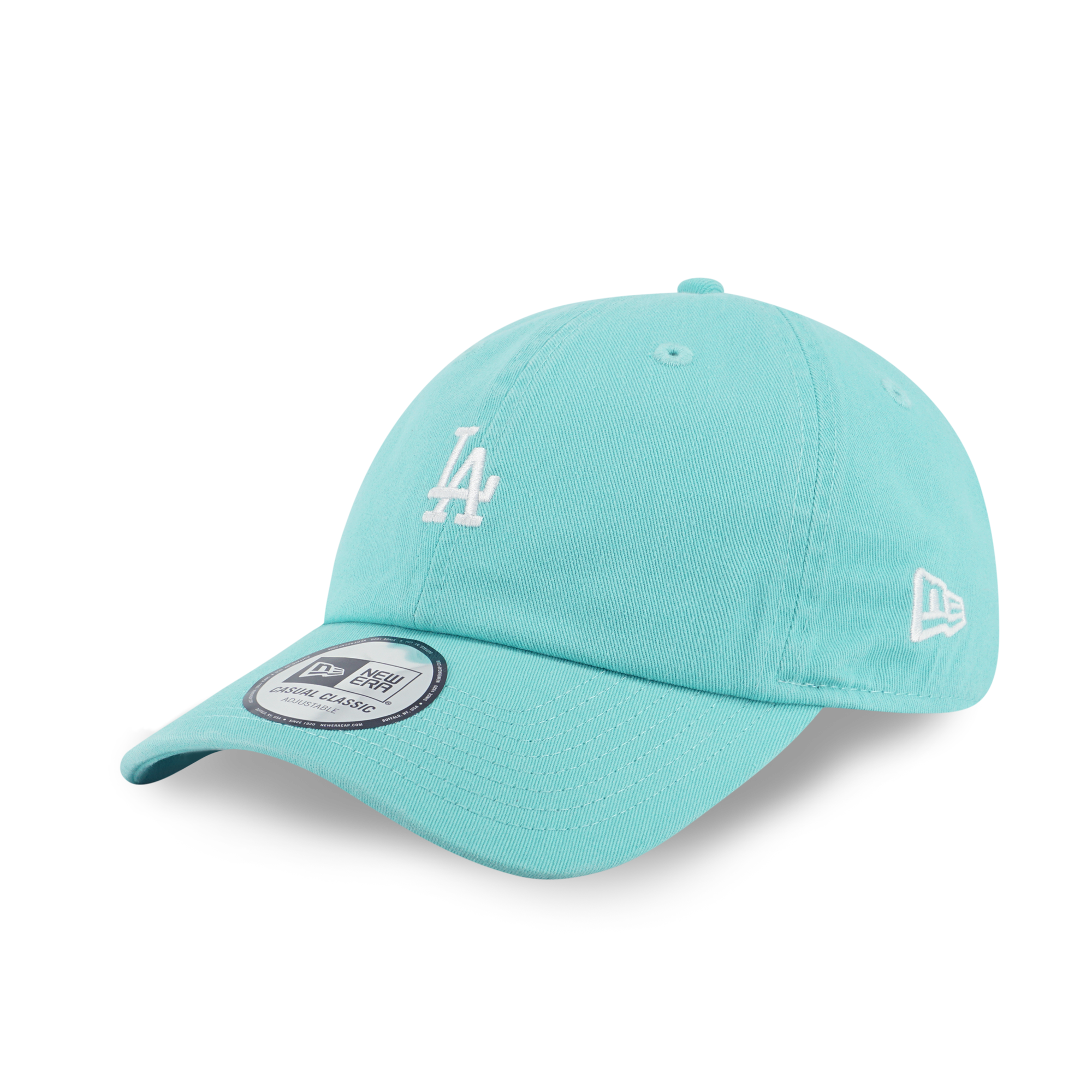 New Era Casual Classic Essential Los Angeles Dodgers Arctic Teal Adjustable Cap