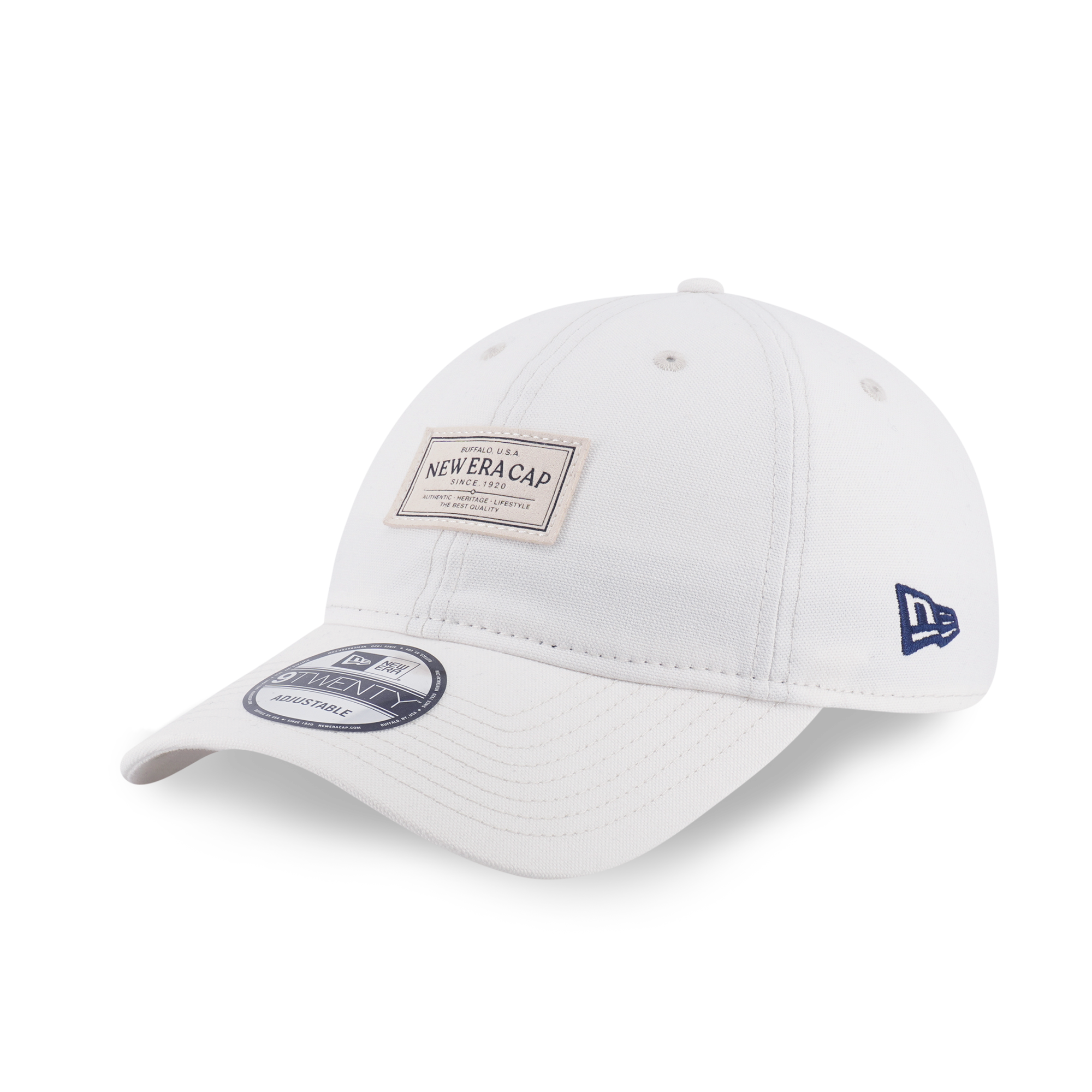 New Era 9TWENTY Canvas Ivory Adjustable Cap – urbanAthletics