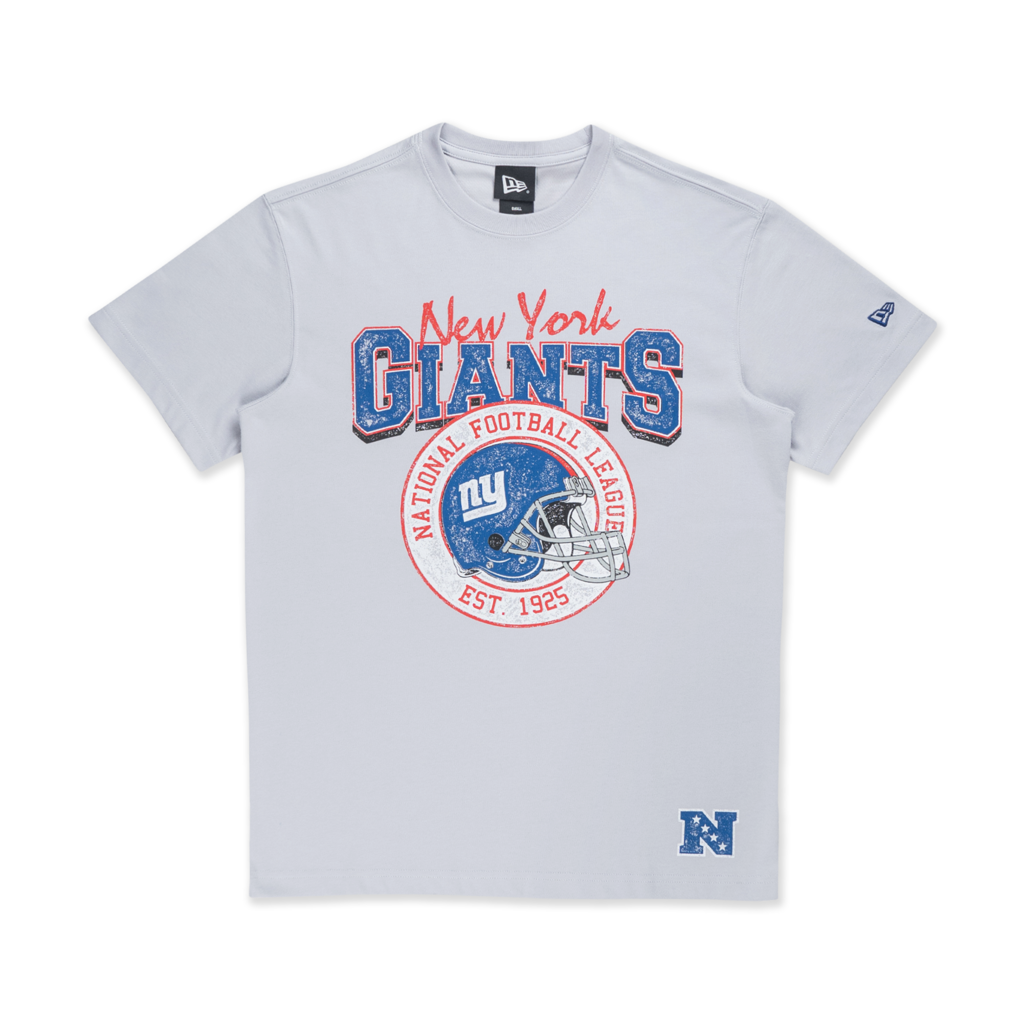New Era New York Giants NFL Helmet Dolphine Gray Short Sleeve T-Shirt