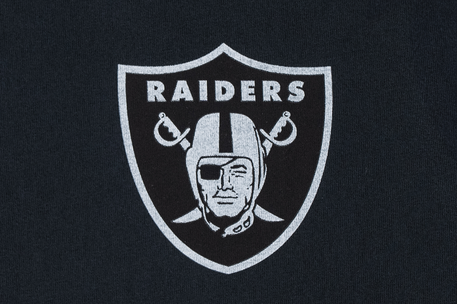 New Era Las Vegas Raiders League Washed Cotton Black Short Sleeve T-Shirt