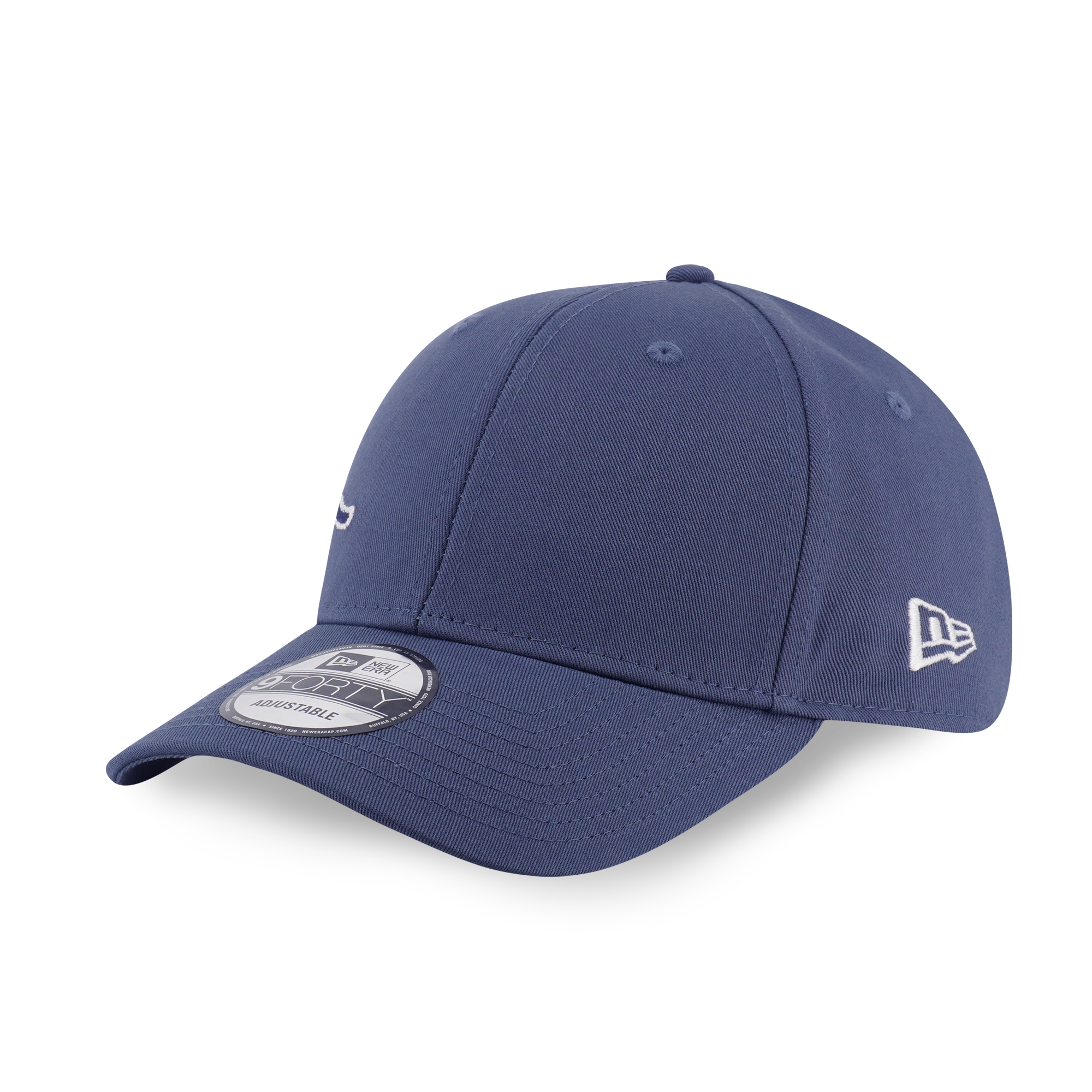 New Era 9FORTY Side Script Basic Muted Indigo Adjustable Cap