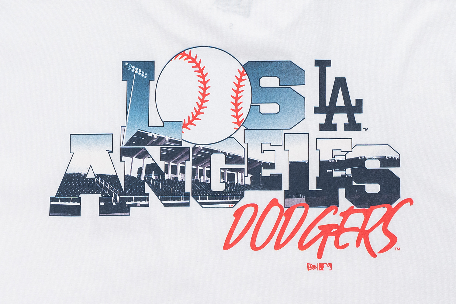 New Era Los Angeles Dodgers Essential White Short Sleeve T-Shirt