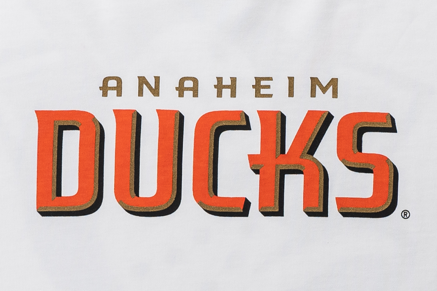 New Era Anaheim Ducks NHL White Oversized Short Sleeve T-Shirt