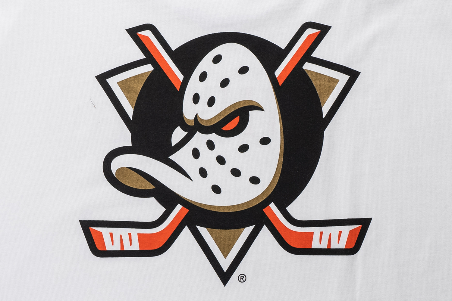 New Era Anaheim Ducks NHL White Oversized Short Sleeve T-Shirt