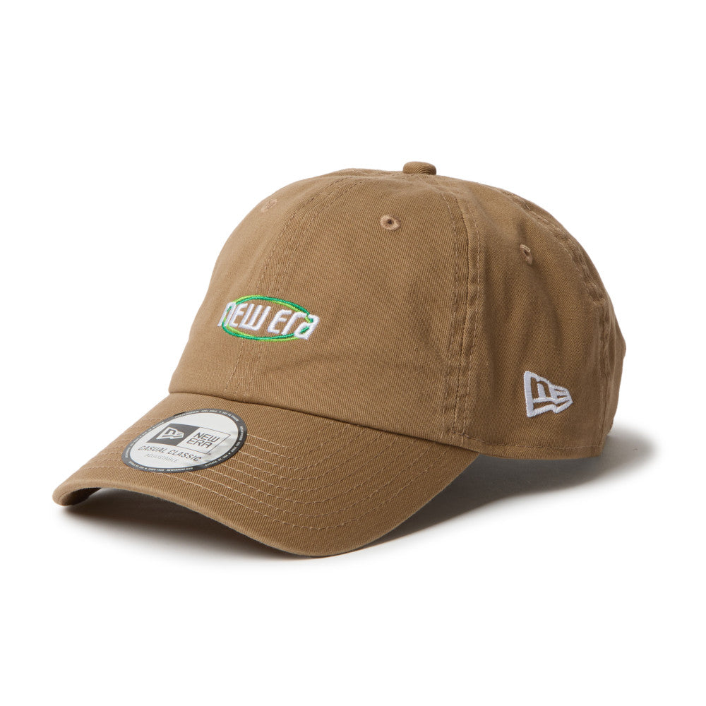 New Era Casual Classic Racer Logo Khaki Adjustable Cap