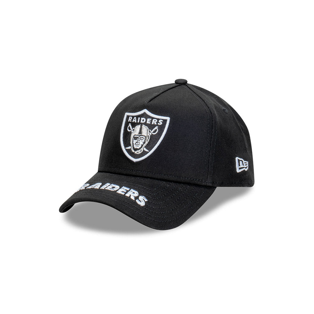 New Era 9FORTY A-Frame Las Vegas Raiders Team Visor Hit Black