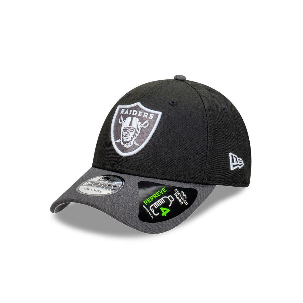 New Era 9FORTY Las Vegas Raiders NFL Repreve® 2-Tone Black