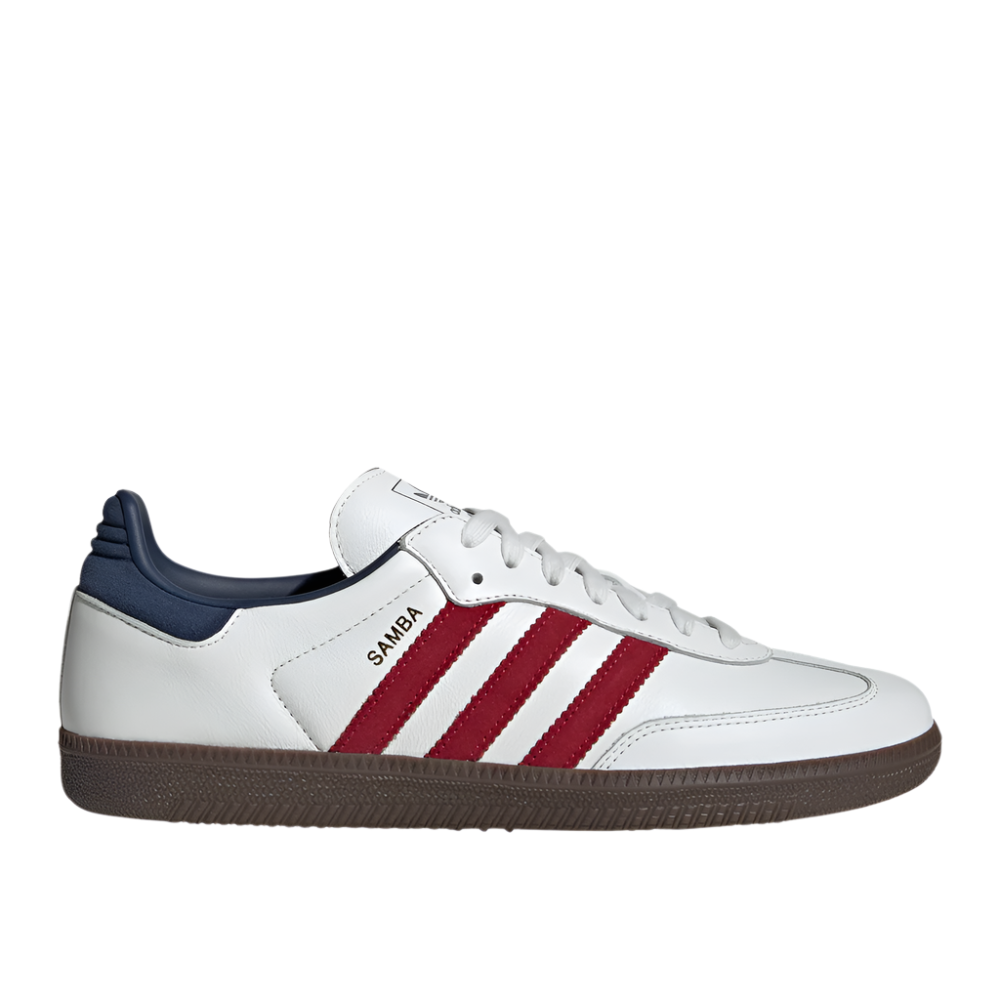 adidas Men s Samba OG Shoes Core White Team Victory Red Night Indigo urbanAthletics