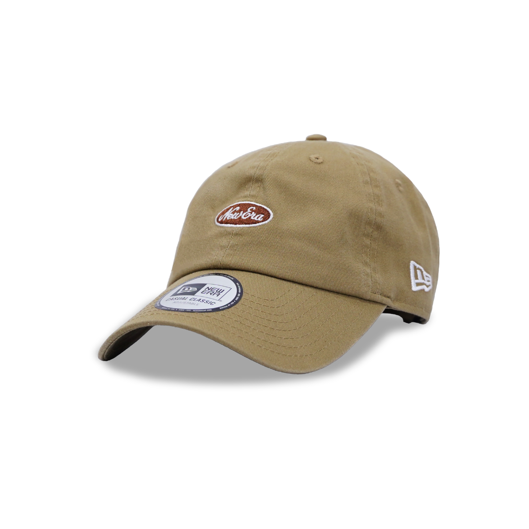 New Era Casual Classic Mini Oval Khaki Adjustable Cap