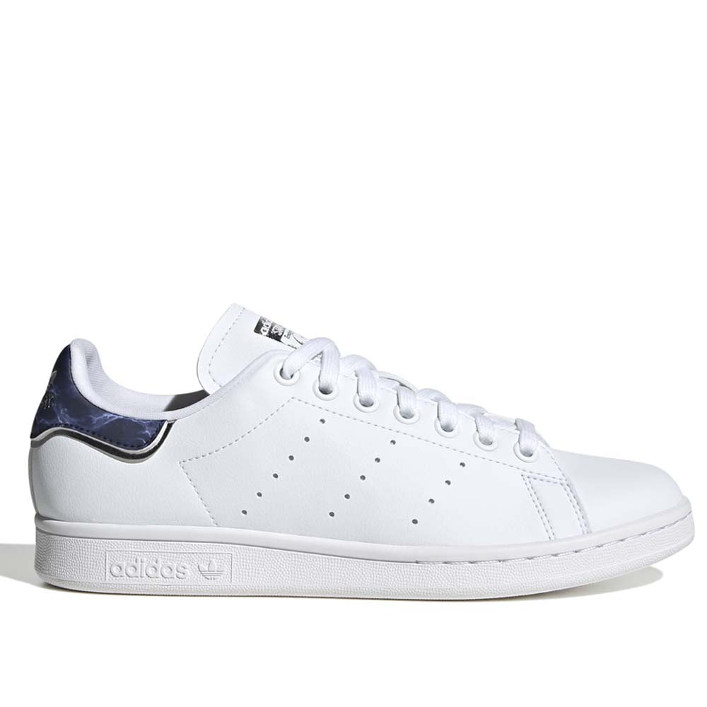 adidas Women's Stan Smith Shoes White Blue - urbanAthletics