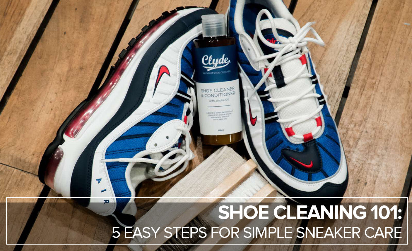 Shoe Cleaning: 5 easy steps for simple sneaker care – urbanAthletics