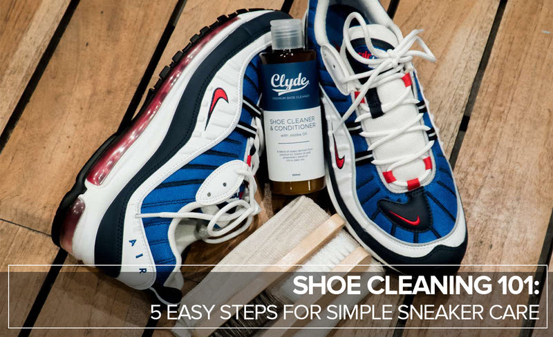 Shoe Cleaning: 5 easy steps for simple sneaker care