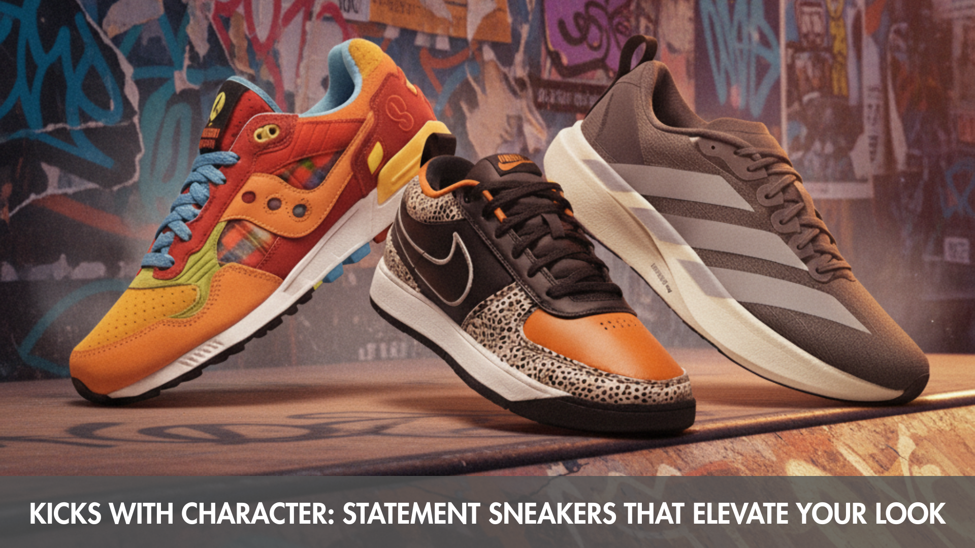 Kicks with Character: Statement Sneakers That Elevate Your Look