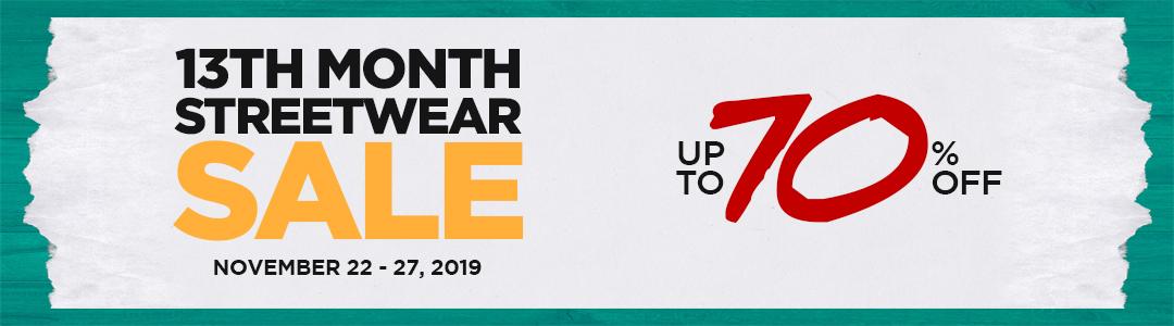 13TH MONTH STREETWEAR SALE