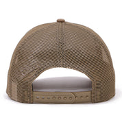 New Era 9FORTY A-Frame Wordmark Patch NE1920 Khaki Trucker Cap