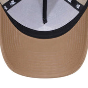 New Era 9FORTY A-Frame Wordmark Patch NE1920 Khaki Trucker Cap
