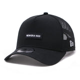 New Era 9FORTY A-Frame Wordmark Patch NE1920 Black Trucker Cap