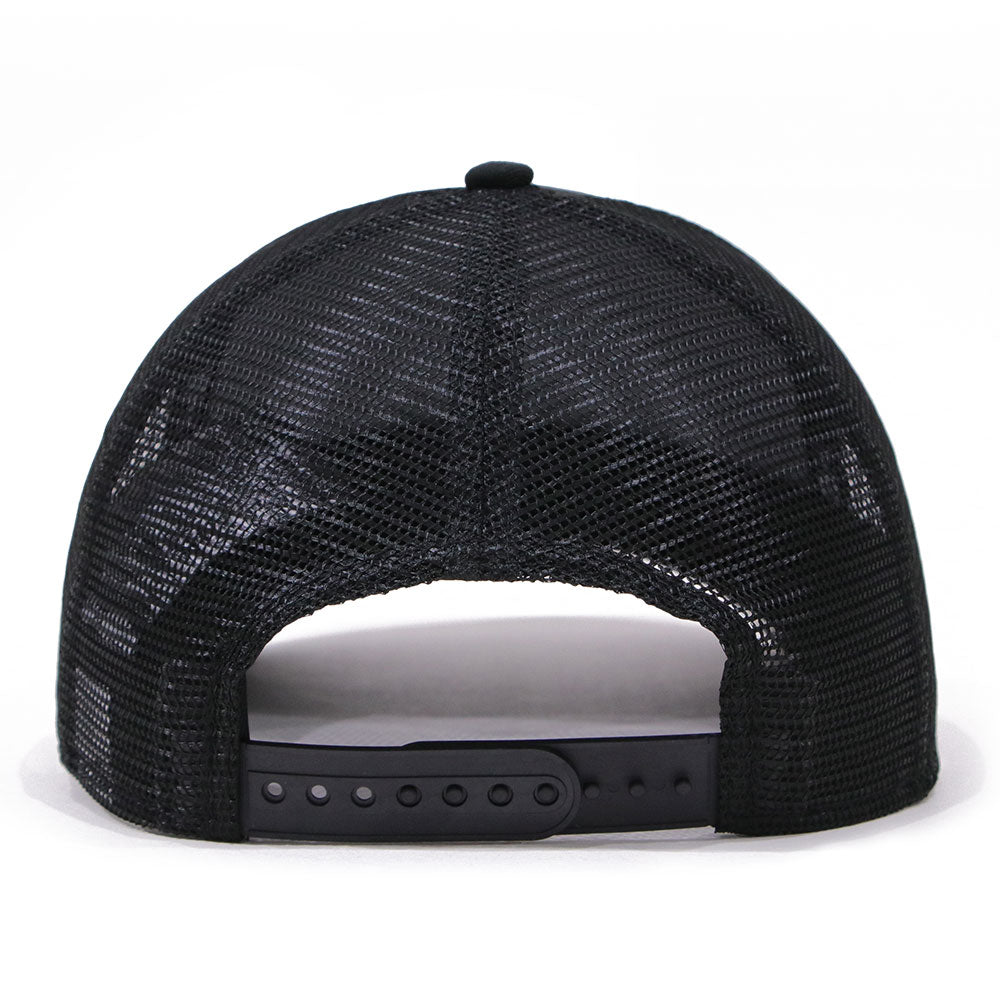 New Era 9FORTY A-Frame Wordmark Patch NE1920 Black Trucker Cap