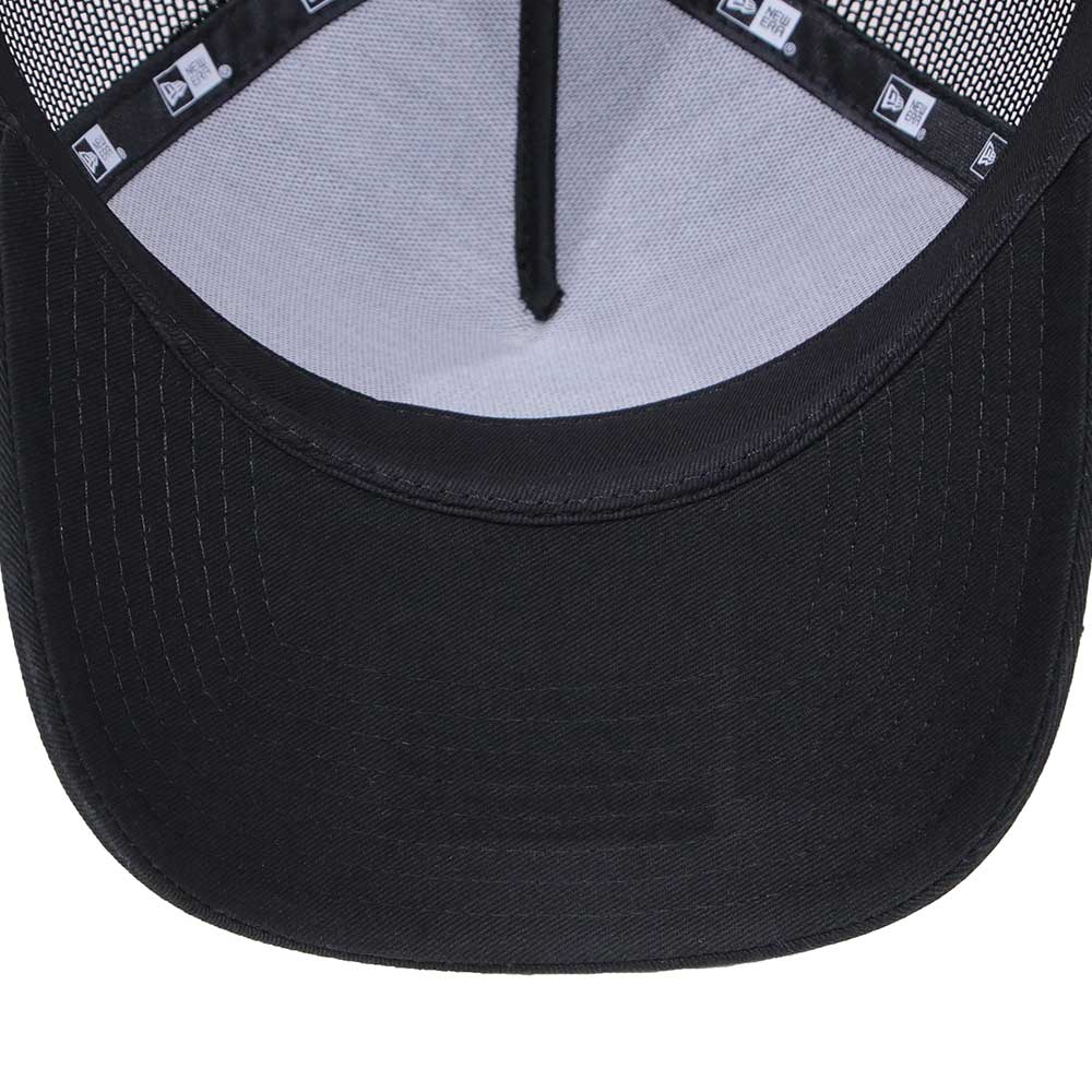 New Era 9FORTY A-Frame Wordmark Patch NE1920 Black Trucker Cap