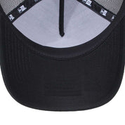 New Era 9FORTY A-Frame Wordmark Patch NE1920 Black Trucker Cap