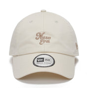 New Era Casual Classic Strap Logo Cream Adjustable Cap
