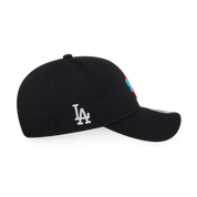 New Era 9FORTY Los Angeles Dodgers Party Vibe Summer Neon Black Adjustable Cap