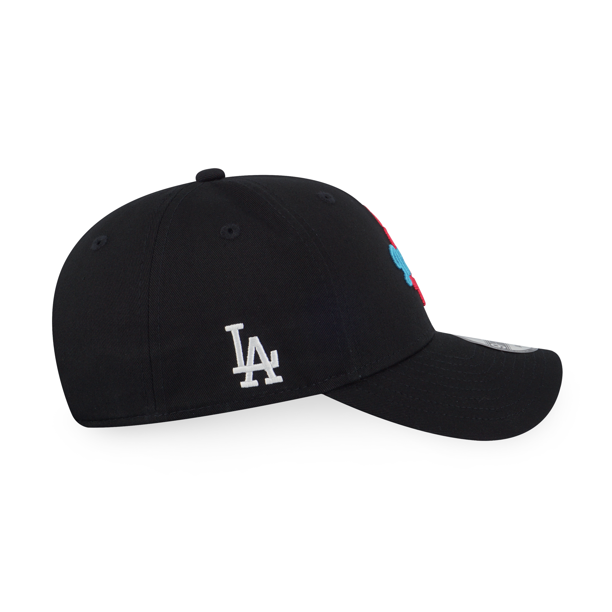 New Era 9FORTY Los Angeles Dodgers Party Vibe Summer Neon Black Adjustable Cap