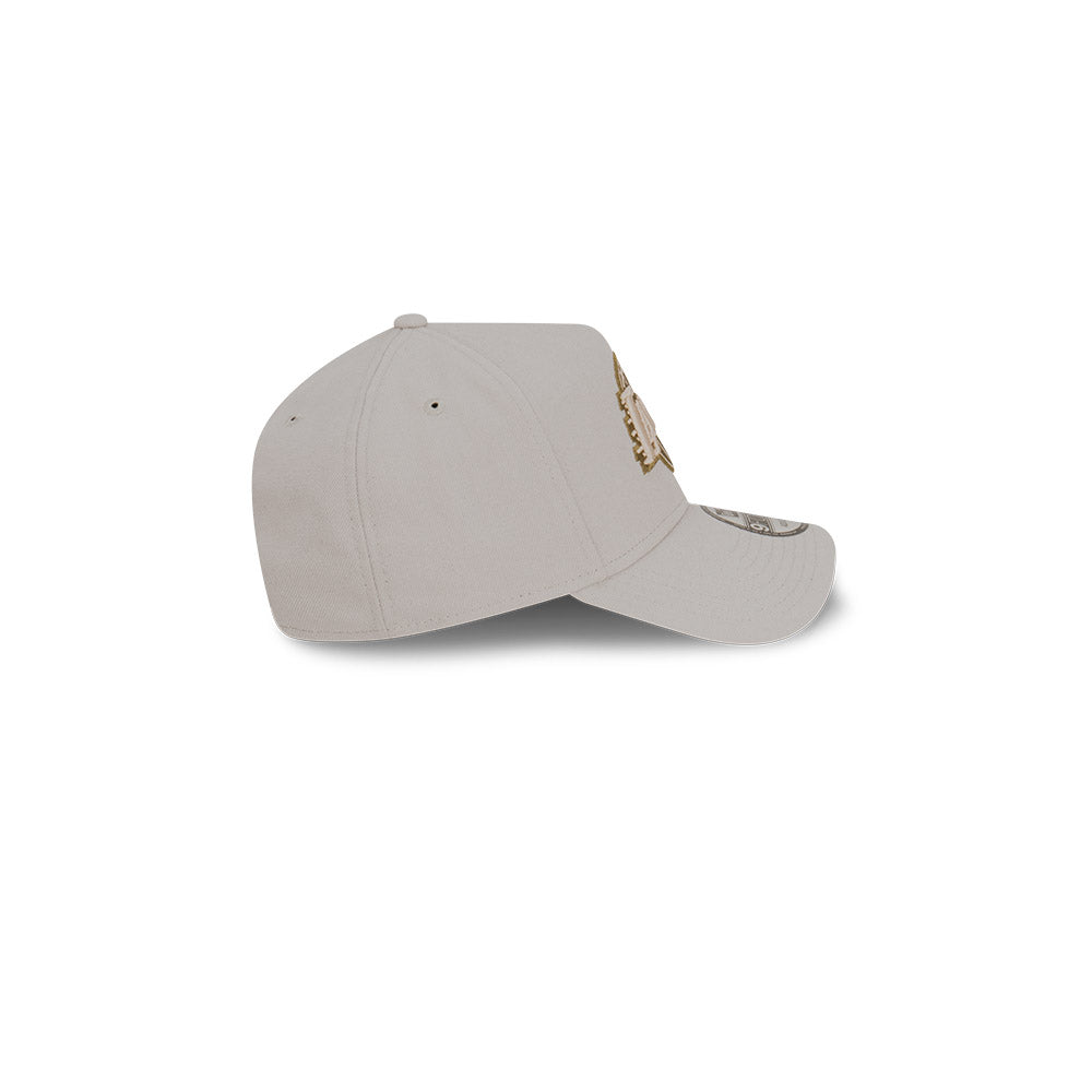 New Era 9FORTY A-Frame Los Angeles Lakers Medium Silver Olive Adjustable Cap