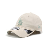 New Era 9TWENTY Los Angeles Dodgers Soft Nature Plant Light Cream Adjustable Cap