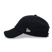 New Era Casual Classic Strap Logo Mini Script Black Adjustable Cap