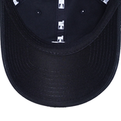 New Era Casual Classic Strap Logo Mini Script Black Adjustable Cap