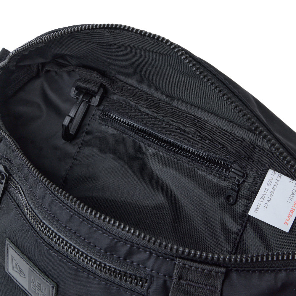 New Era Nylon Twill Black Waist Bag