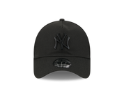 New Era 9FORTY A-Frame New York Yankees Metal Badge Black Adjustable Cap