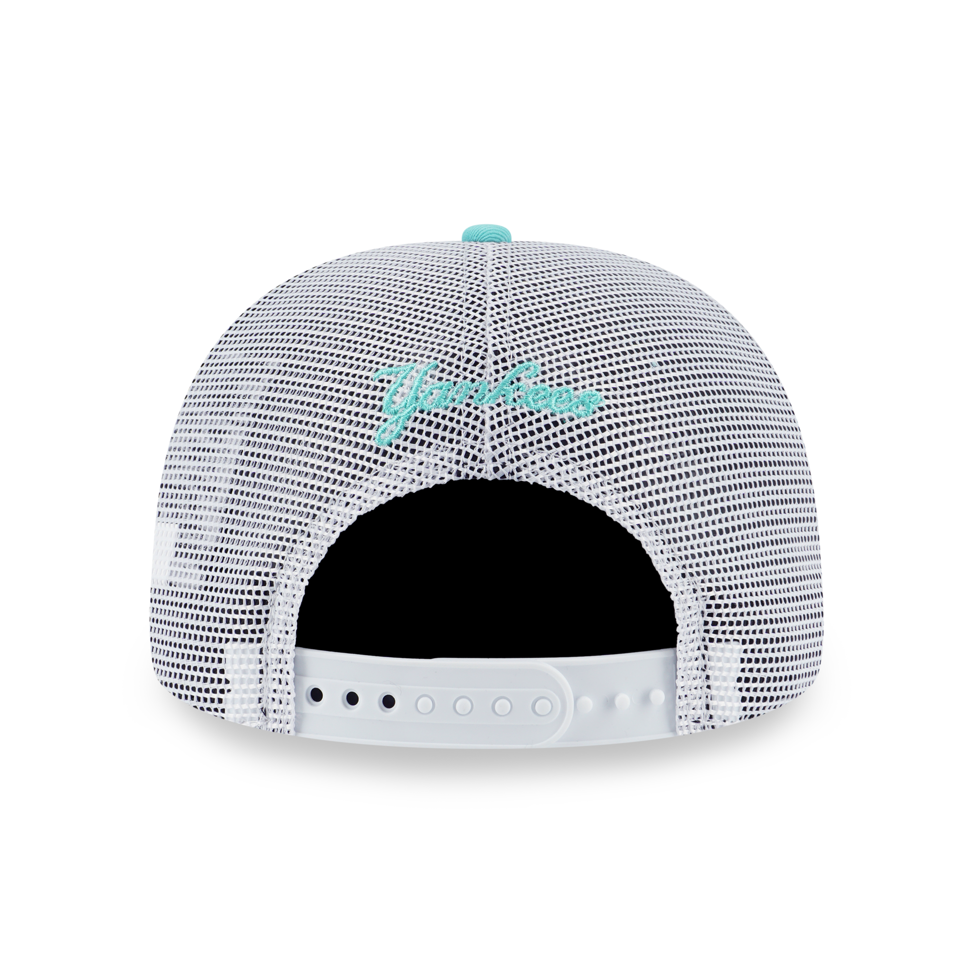 New Era 9FORTY A-Frame Trucker New York Yankees MLB Color Arctic Teal Snapback Cap