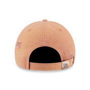 New Era 9FORTY Logo Washed Deep Sand Unstructured Adjustable Cap