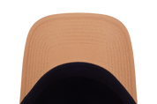 New Era 9FORTY A-Frame Trucker Los Angeles Dodgers MLB Metal Badge Deep Sand Brown Snapback Cap
