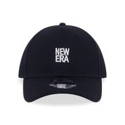 New Era 9FORTY Wordmark Black Adjustable Cap