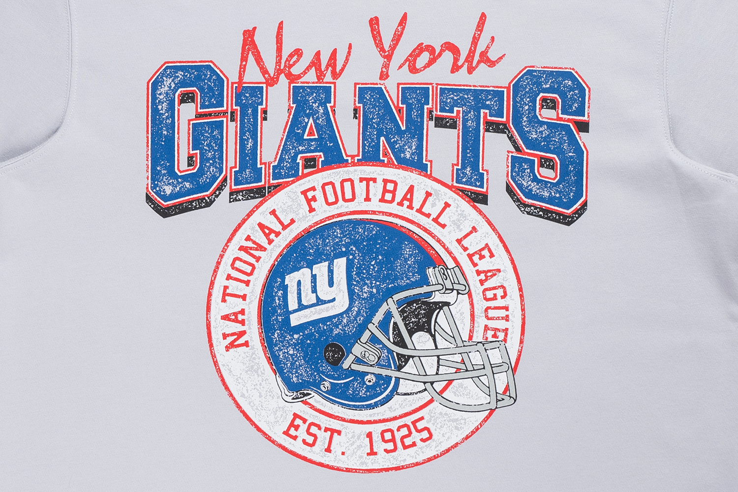 New Era New York Giants NFL Helmet Dolphine Gray Short Sleeve T-Shirt