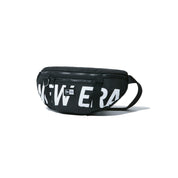 New Era Printed Logo Black White Waist Bag