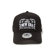 New Era 9FORTY A-Frame Trucker Frame Logo Black Snapback Cap