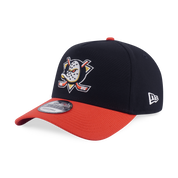 New Era 9FORTY A-Frame Anaheim Ducks NHL Team Logo Black Adjustable Cap
