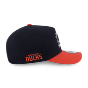New Era 9FORTY A-Frame Anaheim Ducks NHL Team Logo Black Adjustable Cap
