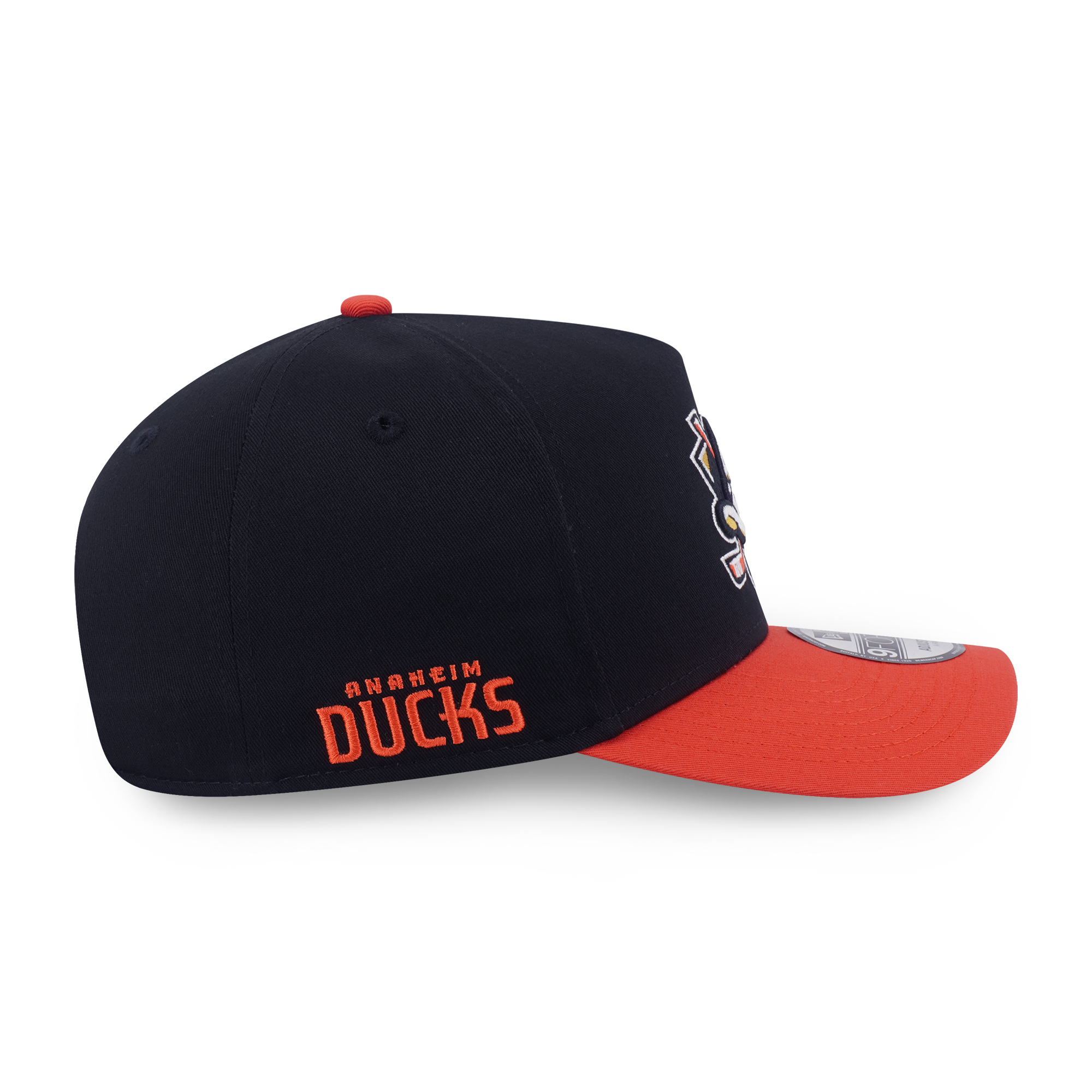 New Era 9FORTY A-Frame Anaheim Ducks NHL Team Logo Black Adjustable Cap