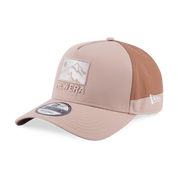 New Era 9FORTY A-Frame Wordmark Cordura Re Cor Oat Milk Snapback Cap