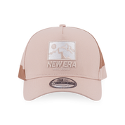 New Era 9FORTY A-Frame Wordmark Cordura Re Cor Oat Milk Snapback Cap