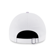 New Era 9FORTY Wordmark 90s Vibe White Soft Lavender Adjustable Cap