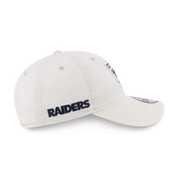 New Era 9FORTY Unstructured Oakland Raiders NFL Historic Chrome White Adjustable Cap
