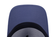 New Era 9FORTY A-Frame Trucker Script Basic Muted Indigo Snapback Cap