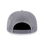 New Era 9FORTY A-Frame Trucker New York Yankees Metal Badge Dolphin Grey Snapback Cap