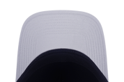 New Era 9FORTY A-Frame Trucker New York Yankees Metal Badge Dolphin Grey Snapback Cap